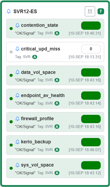 PingMyThing webapp showing selected results in a desktop browser